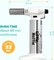 Little Hottie Kitchen Butane Torch – Power Bolt Silver, 6.75" Freestanding Torch with Adjustable 2500°F Flame, Lightweight, Refillable (Butane Gas Not Included)